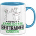 Reittrainer Geschenk Tasse So Gut Kann Nur Ein Reittrainer Aussehen Geschenkidee Kaffee-Becher Blau Trendation