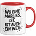 Marlies Tasse Geschenk Wo Eine Marlies Ist Ist Auch Ein Weg Geschenkidee Becher mit Name Trendation