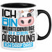 Milchtechnologe Ausbildung Tasse Geschenk Ich Bin Milchtechnologe In Der Ausbildung Ich Darf Das Geschenkidee Spruch Schwarz Trendation