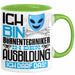 Bühnentechniker Ausbildung Tasse Geschenk Ich Bin Bühnentechniker In Der Ausbildung Ich Darf Das Geschenkidee Spruch Grün Trendation