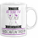 Tierschutzaktivistin Tasse Geschenk Becher Stark Attraktiv Furchtlos Tierschutzaktivistin Lustige Geschenkidee Weiß Trendation