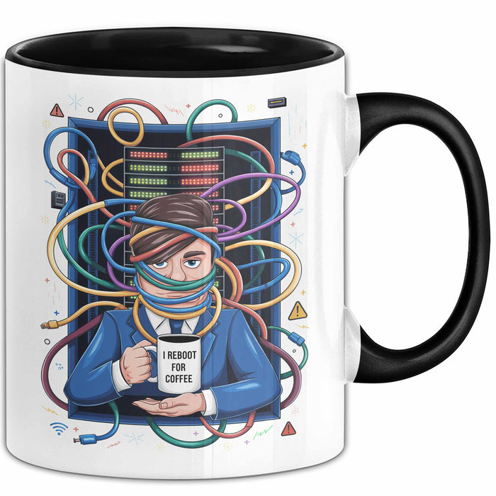 IT Administrator Tasse Geschenk Lustige Geschenkidee Spruch Für Netzwerk Helden Trendation