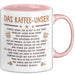 Kaffeeliebhaber Tasse Geschenk Lustige Geschenkidee Spruch Das Kaffee Unser Rosa Trendation