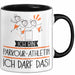 Geschenk für Parkour-Athletin Tasse Lustige Geschenkidee Geburtstag Ich Bin Parkour-Athletin Ich Darf Das Trendation
