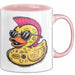 Quietscheente Tier Tasse Geschenk Lustige Geschenkidee Spruch Punk Ente Entenküken Rosa Trendation