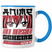 Anime Tasse Geschenk Anime-Liebhaber Geschenkidee Anime Weil Menschen Sch*** Sind Blau Trendation
