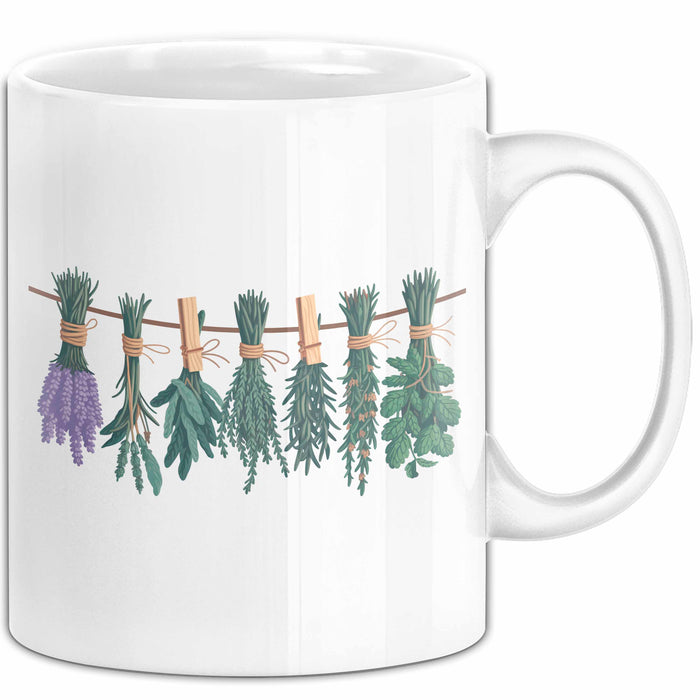 Kräuterkundler Tasse Geschenkidee Naturheilmittel Suchender Weiß Trendation