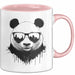 Panda Mit Sonnenbrille Tasse Geschenk Lustige Geschenkidee Spruch Rosa Trendation