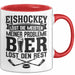 Eishockey Tasse Löst Die Meisten Meiner Probleme Bier Löst Den Rest Becher Geschenkidee Rot Trendation