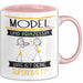 Model Und Prinzessin Tasse Geschenk Für Eine Model Geburtstag Was Ist Deine Superkraft Rosa Trendation