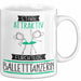 Balletttänzerin Tasse Geschenk Becher Stark Attraktiv Furchtlos Balletttänzerin Lustige Geschenkidee Weiß Trendation