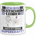 Gleitschirmlehrer Tasse Geschenk für Gleitschirmlehrer Geburtstag Lustiger Spruch Kaffee-Becher Was Ist Deine Superkraft Grün Trendation