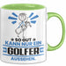 Golfer Geschenk Tasse So Gut Kann Nur Ein Golfer Aussehen Geschenkidee Kaffee-Becher Grün Trendation