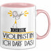 Geschenk für Violinistin Tasse Lustige Geschenkidee Geburtstag Ich Bin Violinistin Ich Darf Das Rosa Trendation