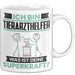 Tierarzthelfer Tasse Geschenk für Tierarzthelfer Geburtstag Lustiger Spruch Kaffee-Becher Was Ist Deine Superkraft Weiß Trendation