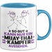 Muay-Thai-Kämpfer Geschenk Tasse So Gut Kann Nur Ein Muay-Thai-Kämpfer Aussehen Geschenkidee Kaffee-Becher Blau Trendation