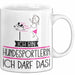 Geschenk für Hundesportlerin Tasse Lustige Geschenkidee Geburtstag Ich Bin Hundesportlerin Ich Darf Das Trendation