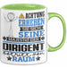 Dirigent Geschenk Tasse Lustiger Spruch Erheben Sie Sich Der Dirigent Betritt den Raum Grün Trendation
