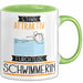 Schwimmerin Tasse Geschenk Becher Stark Attraktiv Furchtlos Schwimmerin Lustige Geschenkidee Grün Trendation