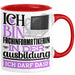Fachinformatikerin Ausbildung Start Geschenk Tasse Ich Bin Fachinformatikerin In Der Ausbildung Ich Darf Das Kaffee-Becher Geschenkidee Rot Trendation