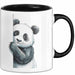 Süßer Panda Tasse Geschenk Lustige Geschenkidee Spruch Schwarz Trendation