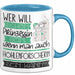 Höhlenforscherin Tasse Geschenk Spruch Wer Will Schon Prinzessin Sein Wenn Man Auch Höhlenforscherin Sein Kann Blau Trendation