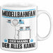 Modellbahnfan Tasse Geschenk für Modellbahnfan Der Mann Der Alles Kann Geschenkidee zum Geburtstag Weiß Trendation