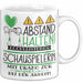 Schauspielerin Tasse Geschenk Lustig Abstand Halten Hochleistungs-Schauspielerin Mit Drang Zur Perfektion Bei Der Arbeit Weiß Trendation