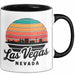 Las Vegas Nevada USA Tasse Geschenk Lustige Geschenkidee Spruch Schwarz Trendation