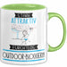Outdoor-Bloggerin Tasse Geschenk Becher Stark Attraktiv Furchtlos Outdoor-Bloggerin Lustige Geschenkidee Grün Trendation