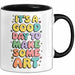 Kunstliebhaber Kunstlehrer Künstler Tasse Geschenk Lustige Geschenkidee Spruch Es Ist Ein Guter Tag Um Kunst Zu Machen Trendation