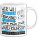 Wanderführerin Tasse Geschenk Spruch Wer Will Schon Prinzessin Sein Wenn Man Auch Wanderführerin Sein Kann Weiß Trendation