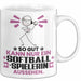 Softballspielerin Geschenk Tasse So Gut Kann Nur Ein Softballspielerin Aussehen Geschenkidee Kaffee-Becher Weiß Trendation