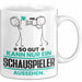 Schauspieler Geschenk Tasse So Gut Kann Nur Ein Schauspieler Aussehen Geschenkidee Kaffee-Becher Weiß Trendation