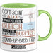 Stand-Up-Paddlerin Geschenk Becher Tasse Gott Schuf Alle Menschen Gleich Nur Die Besten Durfeten Stand-Up-Paddlerin Werden Geschenkidee Lustig Grün Trendation
