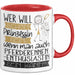Pferderennen-Enthusiastin Tasse Geschenk Spruch Wer Will Schon Prinzessin Sein Wenn Man Auch Pferderennen-Enthusiastin Sein Kann Rot Trendation