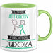 Judoka Tasse Geschenk Becher Stark Attraktiv Furchtlos Judoka Lustige Geschenkidee Grün Trendation