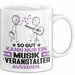 Musikveranstalter Geschenk Tasse So Gut Kann Nur Ein Musikveranstalter Aussehen Geschenkidee Kaffee-Becher Weiß Trendation