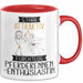 Pferderennen-Enthusiastin Tasse Geschenk Becher Stark Attraktiv Furchtlos Pferderennen-Enthusiastin Lustige Geschenkidee Rot Trendation