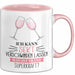 Sekt-Liebhaberin Tasse Geschenk Ich Kann Sekt Verschwinden Lassen Was Ist Deine Superkraft Rosa Trendation