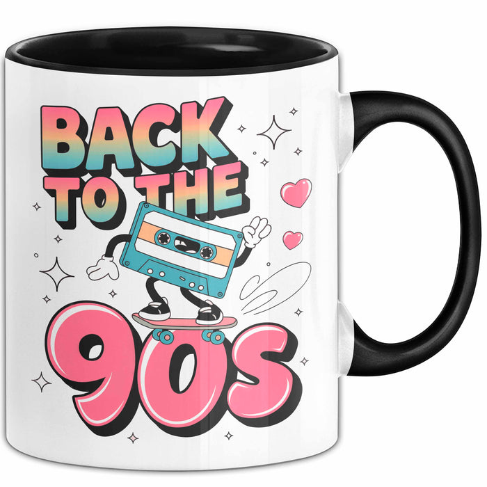 Vintage Retro Musik Tasse Geschenk Zurück in die 90er Geschenkidee Lustig Trendation