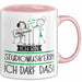 Geschenk für Studiomusikerin Tasse Lustige Geschenkidee Geburtstag Ich Bin Studiomusikerin Ich Darf Das Rosa Trendation