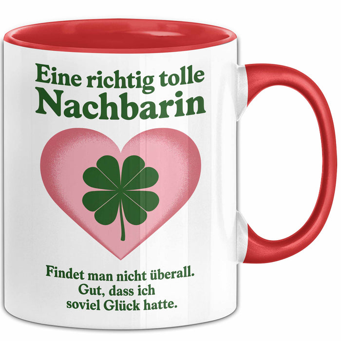 Nachbarin Tasse Geschenk Richtig Tolle Nachbarin Geschenkidee Geburtstag Nachbarin