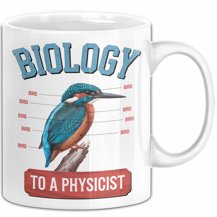 Physiker Tasse Geschenk Biologie Für Einen Physiker Weiß Trendation