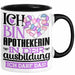Apothekerin Ausbildung Start Geschenk Tasse Ich Bin Apothekerin In Der Ausbildung Ich Darf Das Kaffee-Becher Geschenkidee Schwarz Trendation