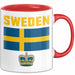 Schweden Skandinavien Schwedisch Tasse Geschenk Lustige Geschenkidee Spruch Rot Trendation
