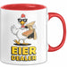 Huhn Tier Bauer Tasse Becher Geschenk Lustige Geschenkidee Spruch Eier Dealer Rot Trendation