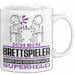 Brettspieler Geschenk Tasse Ich Bin Brettspieler Aber Sag Doch Einfach Superheld Lustige Geschenkdiee für Brettspieler Kaffee-Becher Weiß Trendation