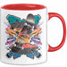 Skater Tasse Geschenk Lustige Geschenkidee Spruch Für Urban Fahrer Rot Trendation
