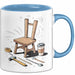 DIY Möbelbauer Tasse Geschenk Lustige Geschenkidee Spruch Für Holz DIY Macher Blau Trendation